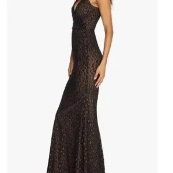 Dress the Population Helen Lace Trumpet Gown Size S - Picture 2 of 9